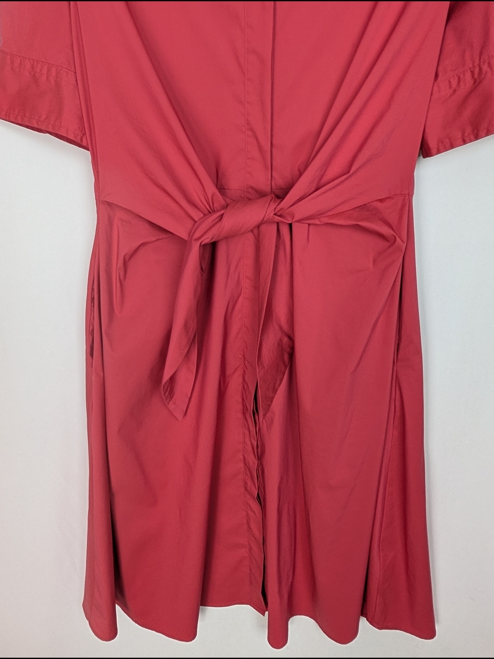Ralph Lauren Button-Front Shirt Dress in Coral Pink - Picture 7 of 9